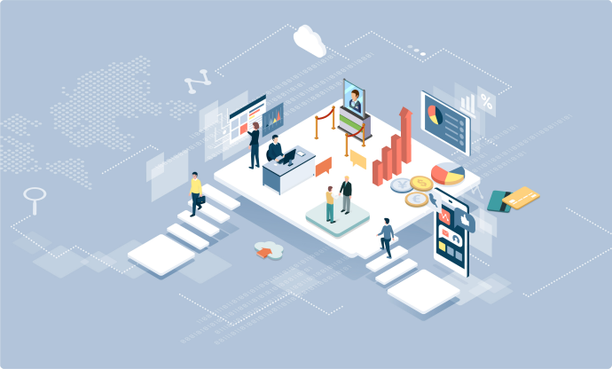 Asia Trade Data Illustration