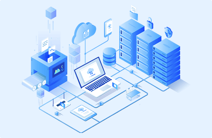 America Trade Data Illustration
